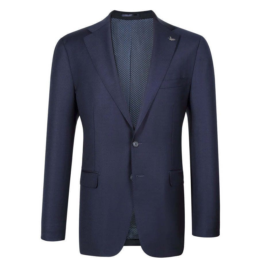 100% Australian Merino Wool Men's Ready To Wear Navy Suit